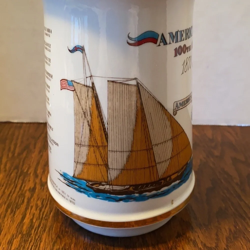 America's Cup 100th Anniversary Stitzel Weller Distillery Porcelain Decanter